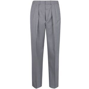 Tom Ford Men Jacquard Sharkskin Herringbone Double Pleat Pant